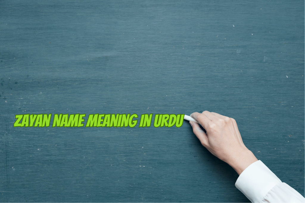 Zayan Name Meaning in Urdu